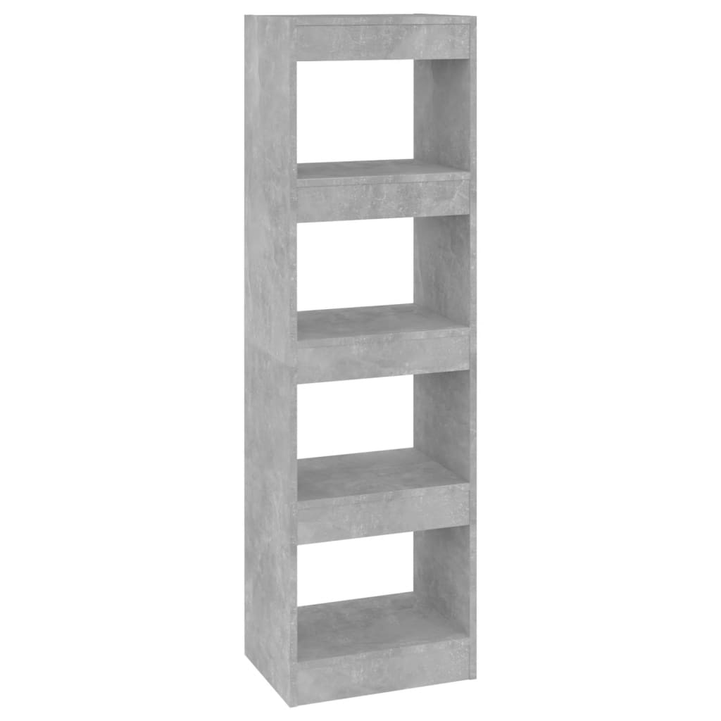 Book Cabinet/Room Divider Concrete Grey 40x30x135 cm - Newstart Furniture