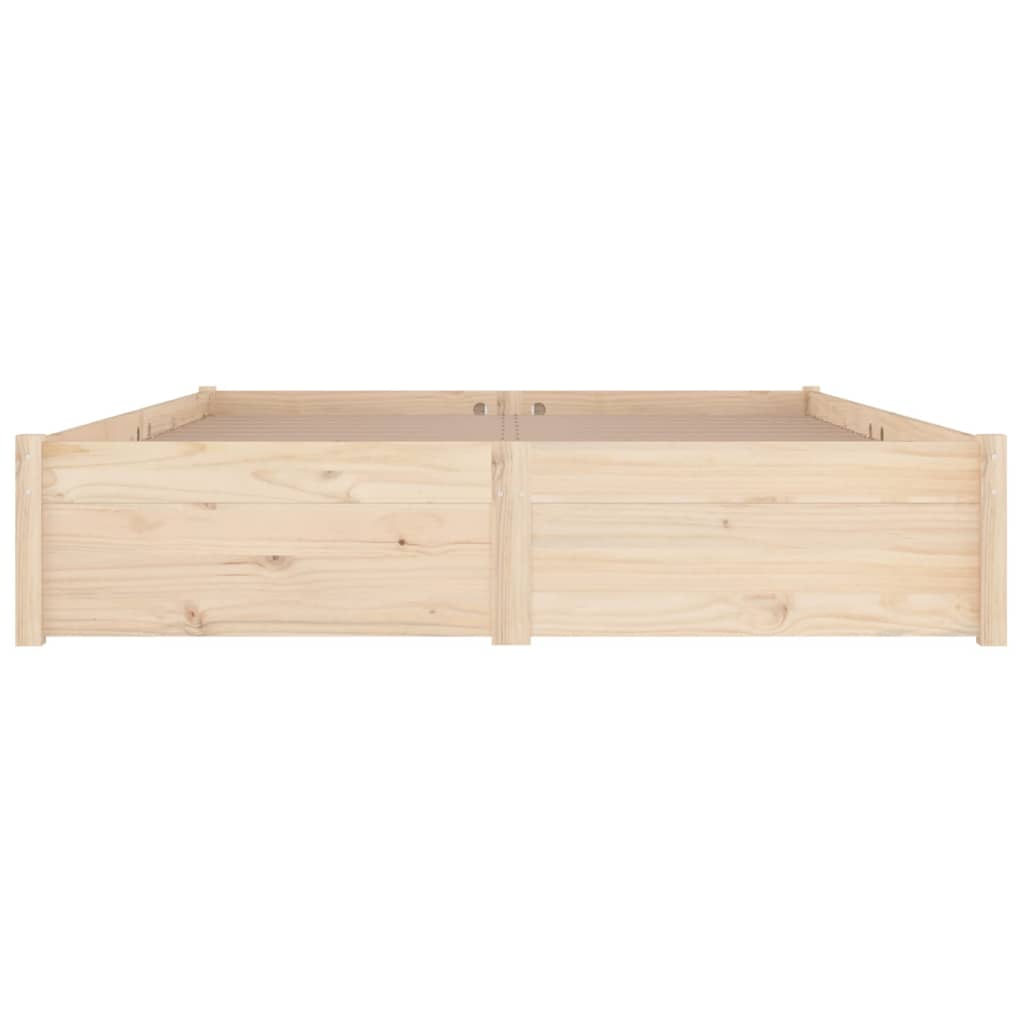 Bed Frame with Drawers 137x187 cm Double Size