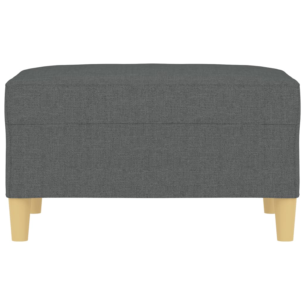 Footstool Dark Grey 70x55x41 cm Fabric - Newstart Furniture