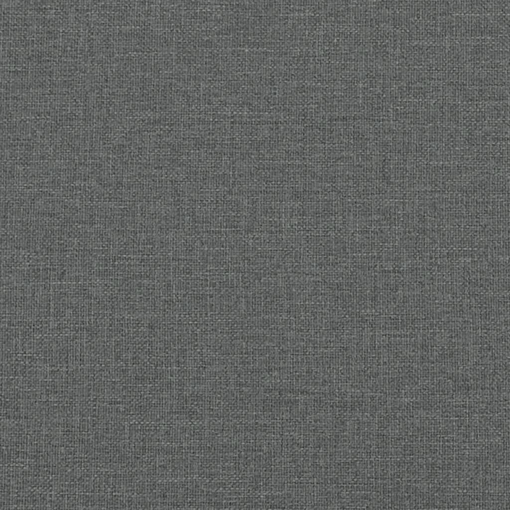 Footstool Dark Grey 70x55x41 cm Fabric - Newstart Furniture