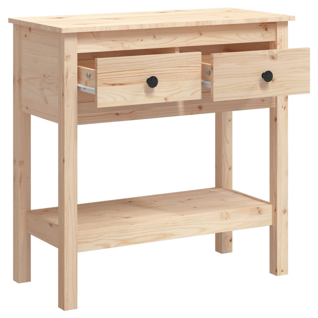 Console Table 75x35x75 cm Solid Wood Pine - Newstart Furniture