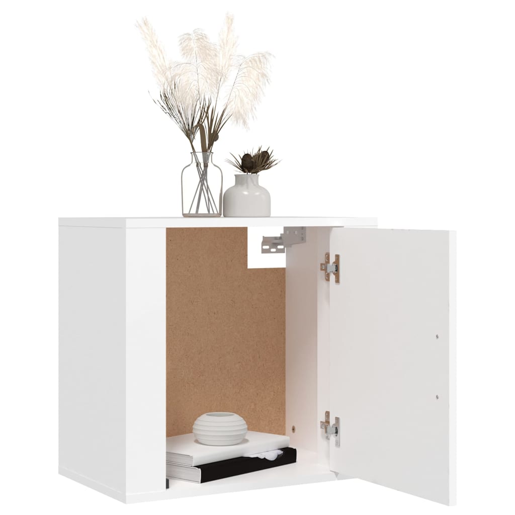 Wall-mounted Bedside Cabinets 2 pcs White 50x30x47 cm - Newstart Furniture
