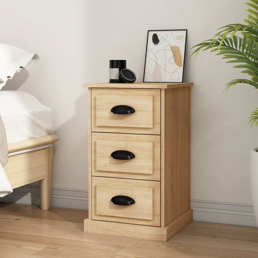 Bedside Cabinet Sonoma Oak 39x39x67 cm Engineered Wood - Newstart Furniture