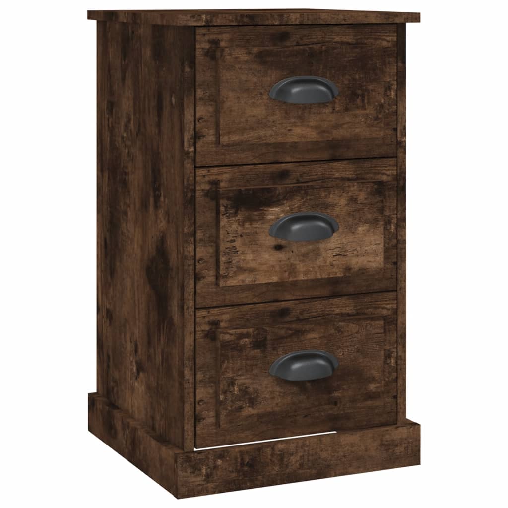 Bedside Cabinet Smoked Oak 39x39x67 cm Engineered Wood - Newstart Furniture