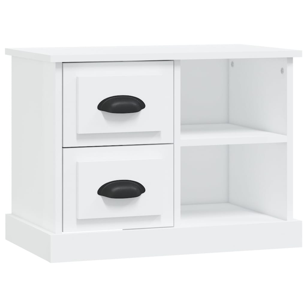 Bedside Cabinet White 60x35.5x45 cm - Newstart Furniture
