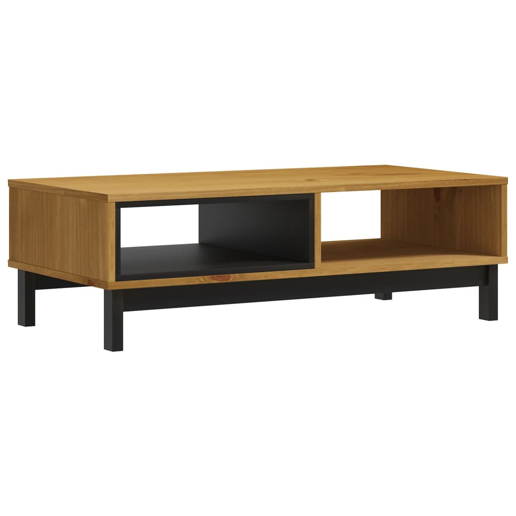 Coffee Table FLAM 100x50x32.5 cm Solid Wood Pine - Newstart Furniture