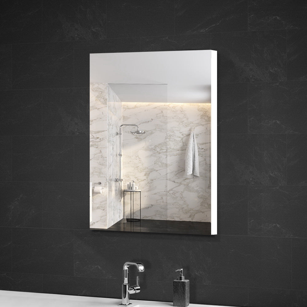 Cefito Bathroom Vanity Mirror with Storage Cavinet - White - Newstart Furniture
