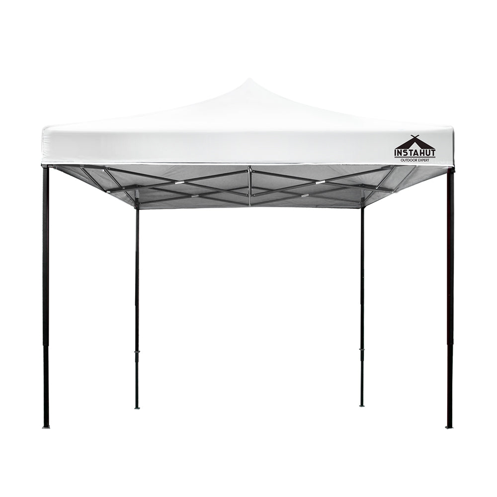 Instahut Gazebo Pop Up Marquee 3x3m Outdoor Tent Folding Wedding Gazebos White - Newstart Furniture