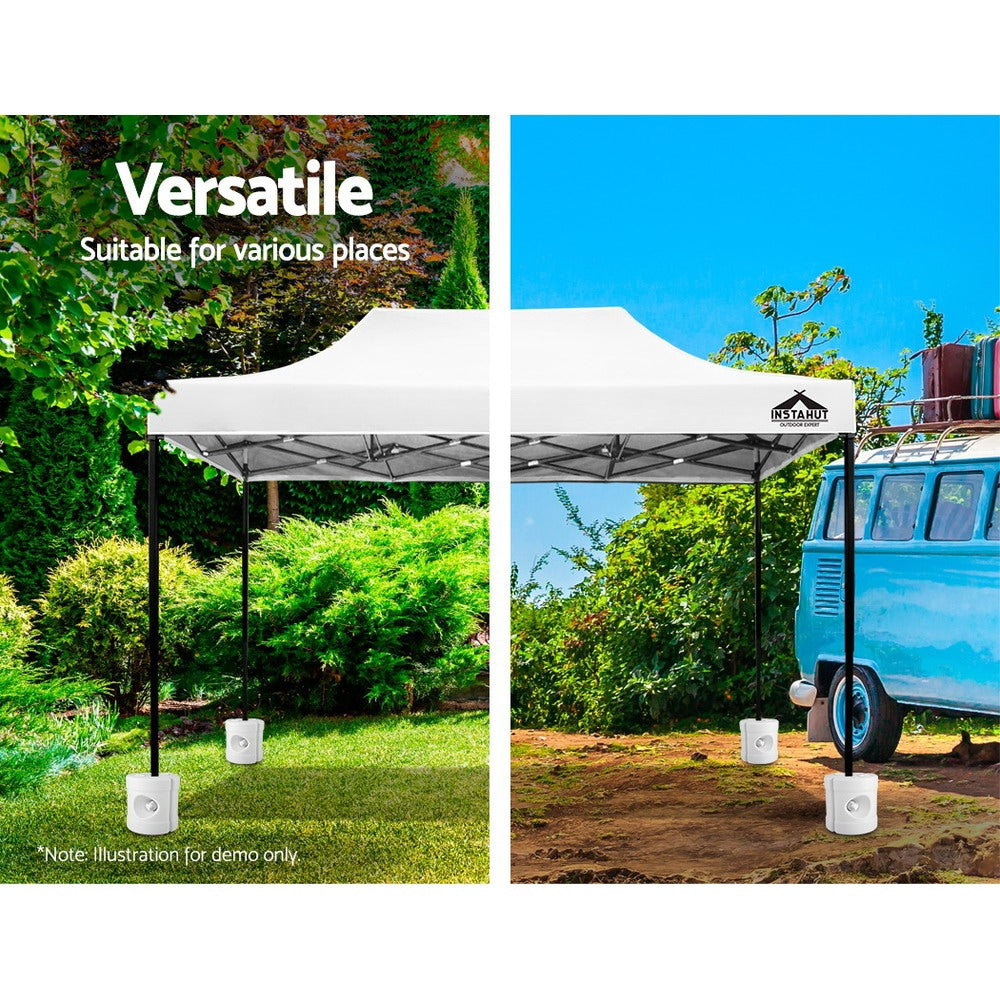 Instahut Gazebo Pop Up Marquee Outdoor Base Pod Kit Wedding Tent Canopy Leg - Newstart Furniture