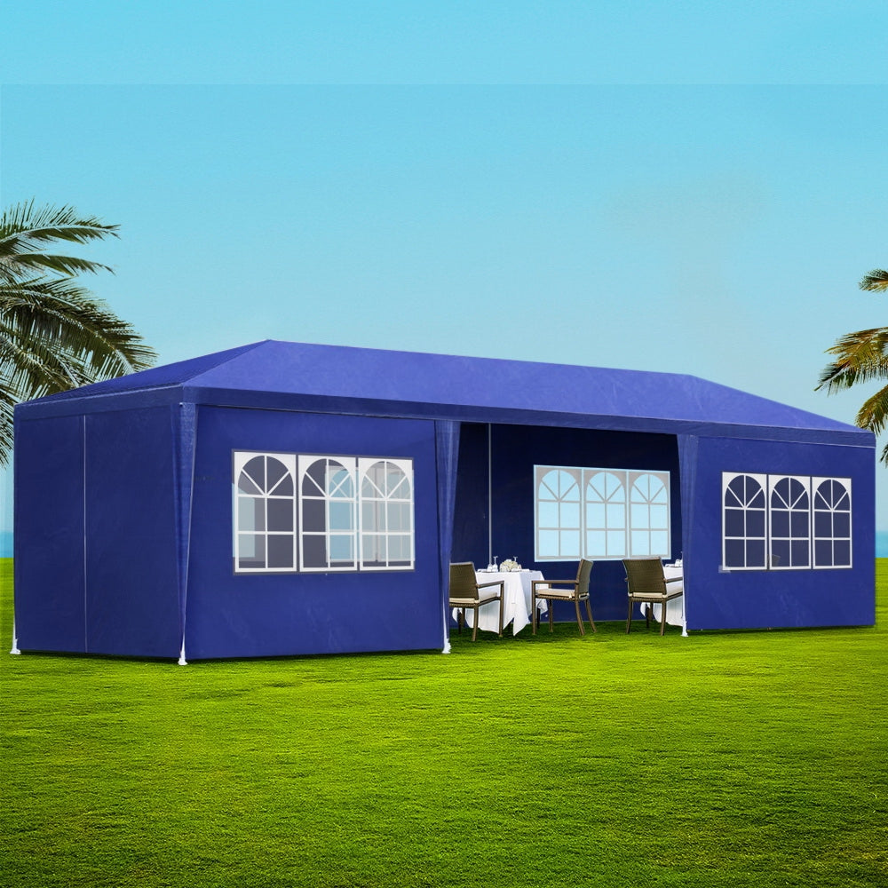 Instahut Gazebo 3x9 Outdoor Marquee Wedding Gazebos Tent Canopy Camping Tent BU - Newstart Furniture