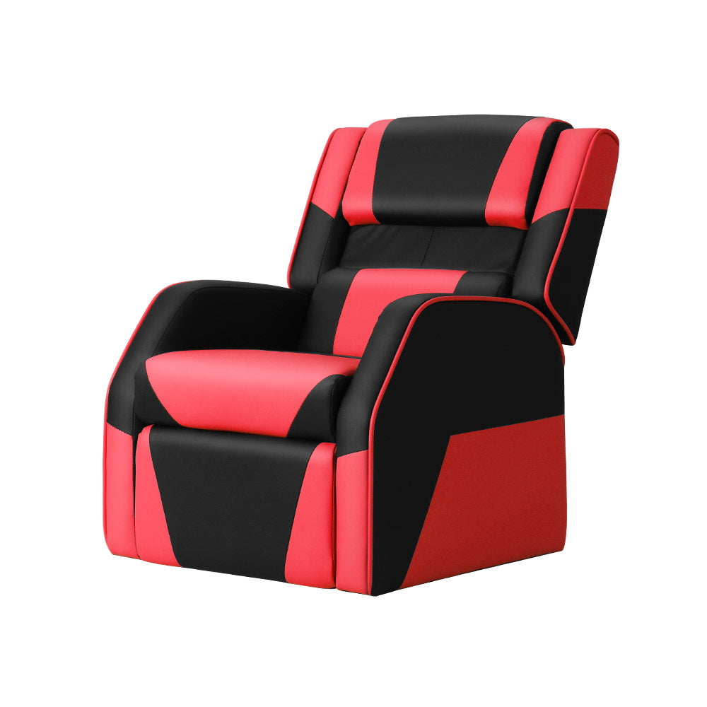 Keezi Kids Recliner Chair PU Leather Gaming Sofa Lounge Couch Children Armchair - Newstart Furniture