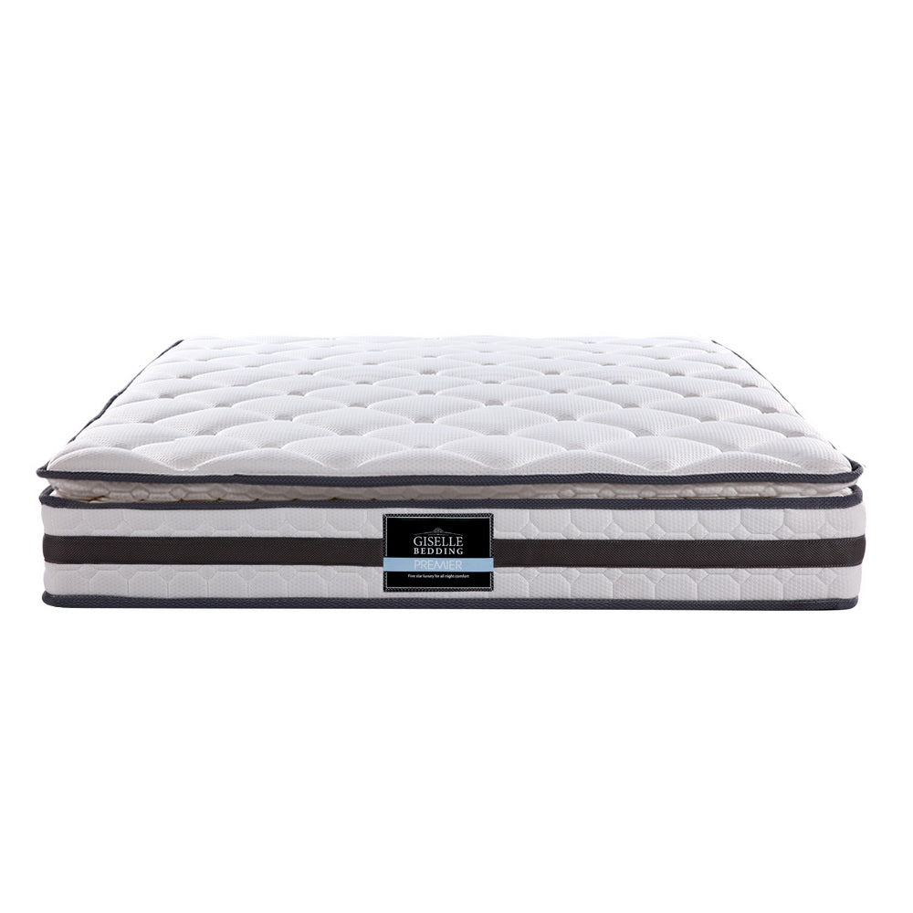 Giselle Bedding Normay Bonnell Spring Mattress 21cm Thick – Double - Newstart Furniture
