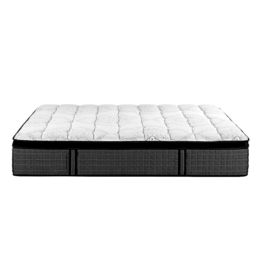 Giselle King Bed Mattress 9 Zone Pocket Spring Latex Foam Medium Firm 34cm - Newstart Furniture