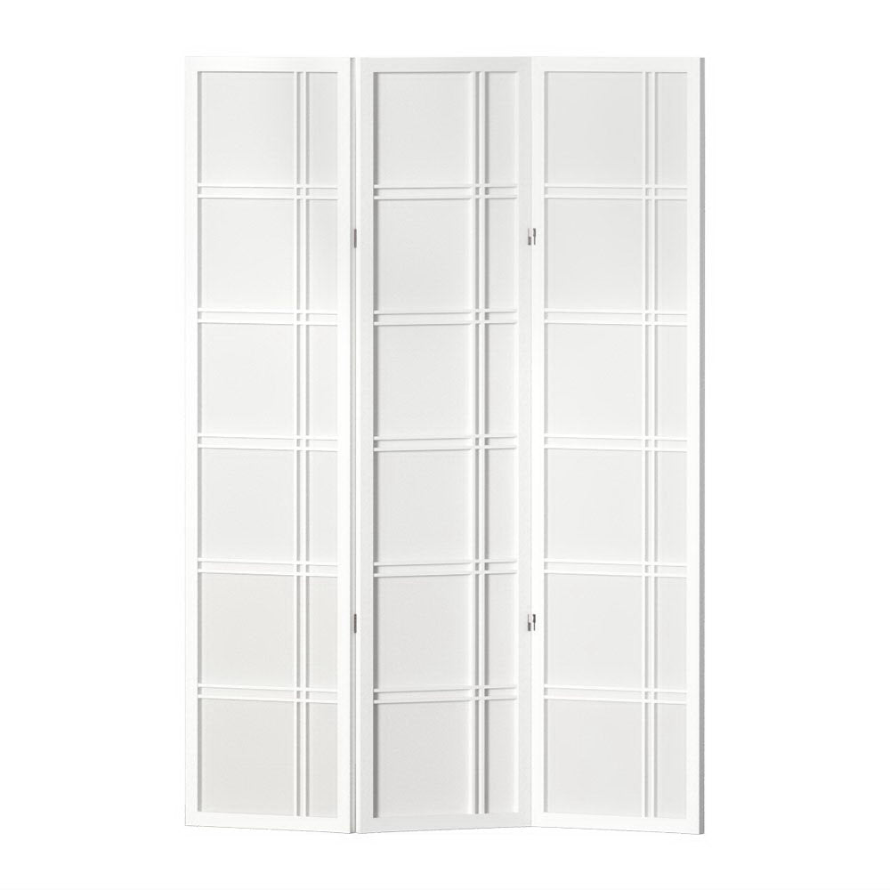Artiss Room Divider Screen Privacy Wood Dividers Stand 3 Panel Nova White - Newstart Furniture