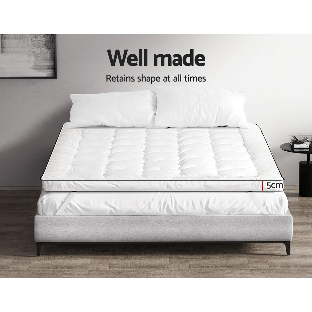 Giselle Bedding Mattress Topper Pillowtop - Double - Newstart Furniture