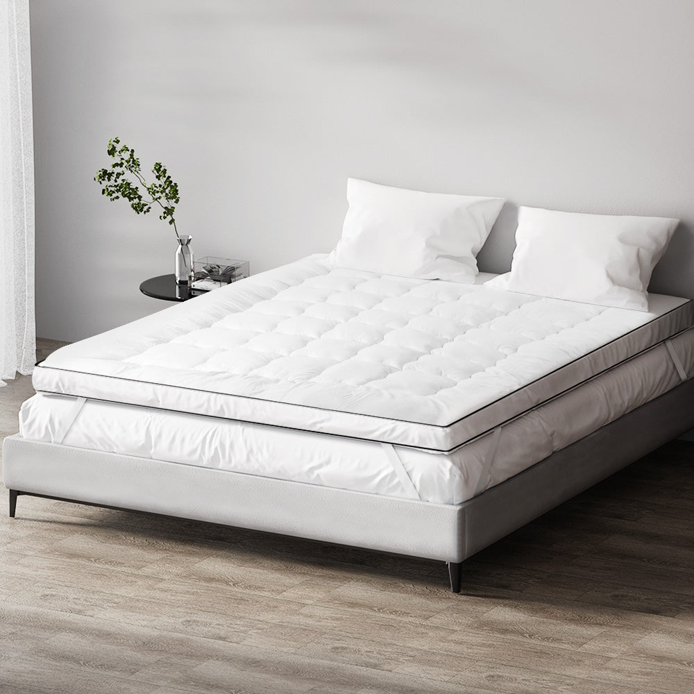 Giselle Bedding Mattress Topper Pillowtop - King Single - Newstart Furniture