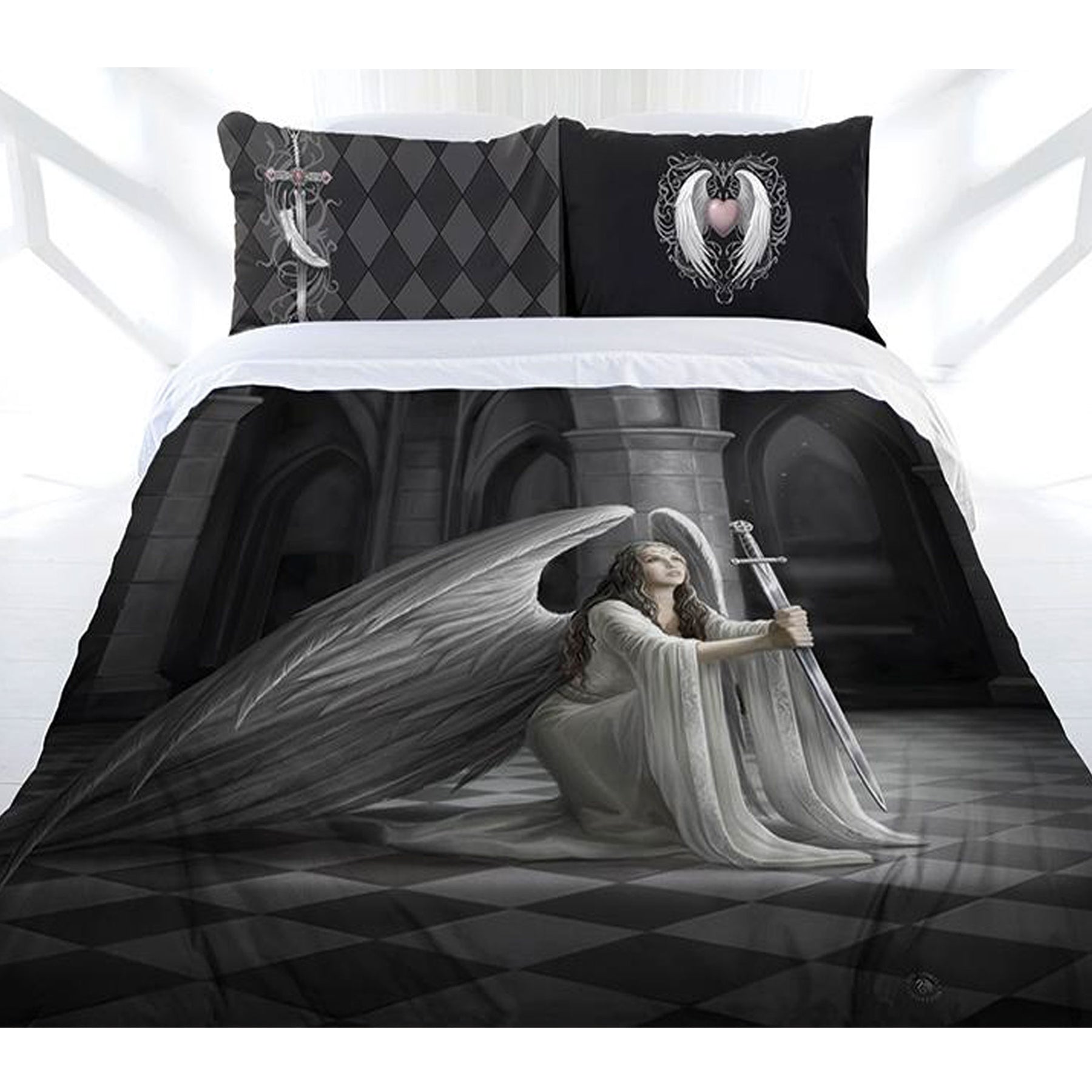 Anne Stokes The Blessing Quilt Cover Set Double - Newstart Furniture