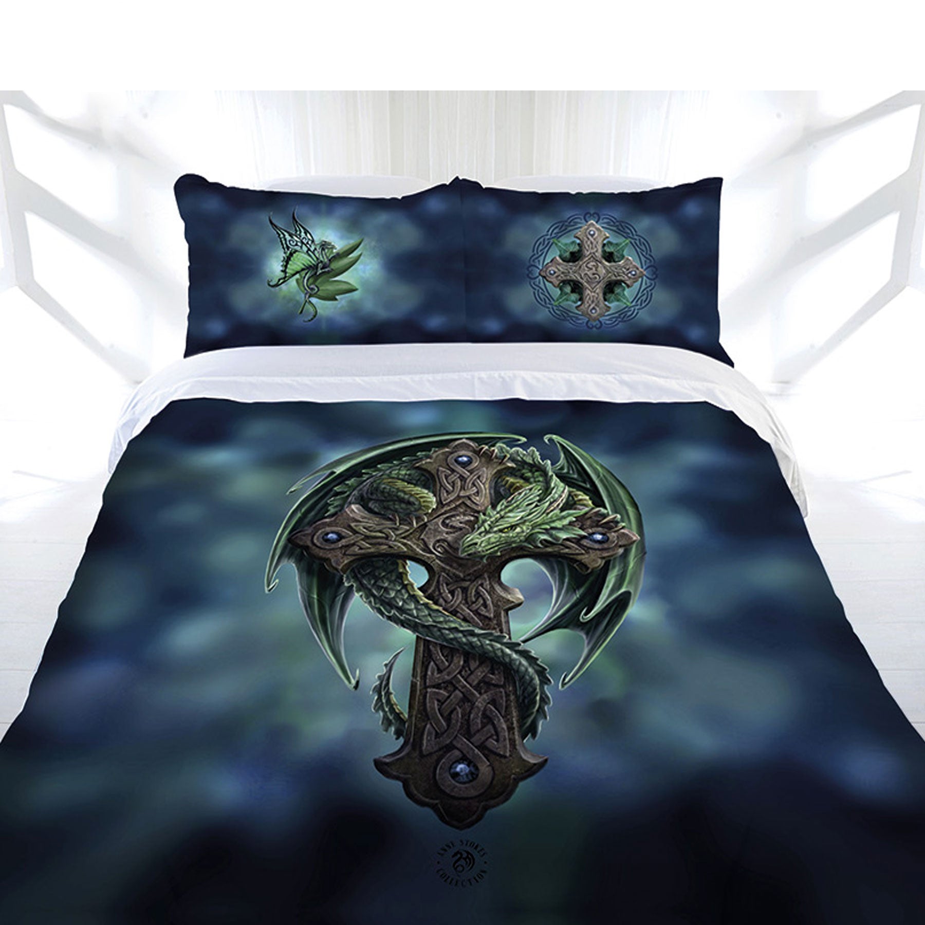 Anne Stokes Woodland Guardian Quilt Cover Set Double - Newstart Furniture