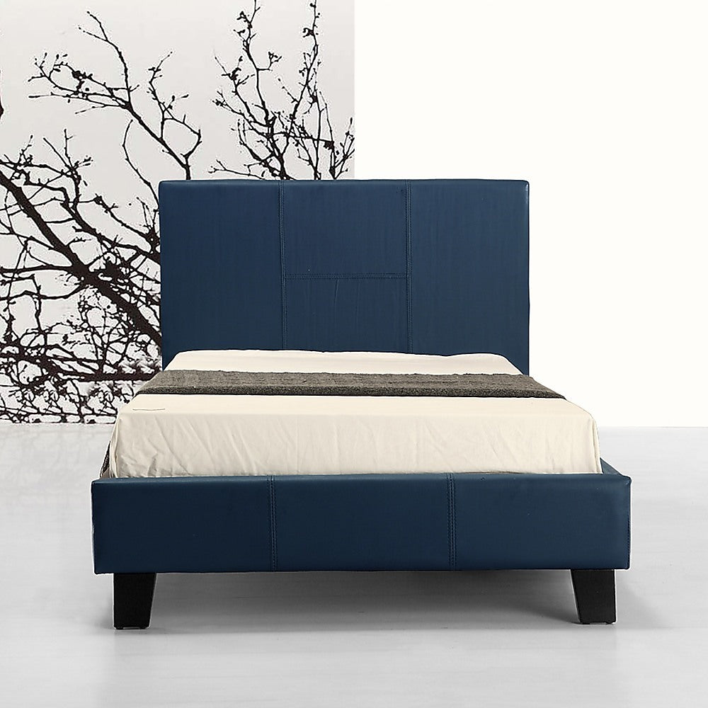 Single Bed Frame Blue