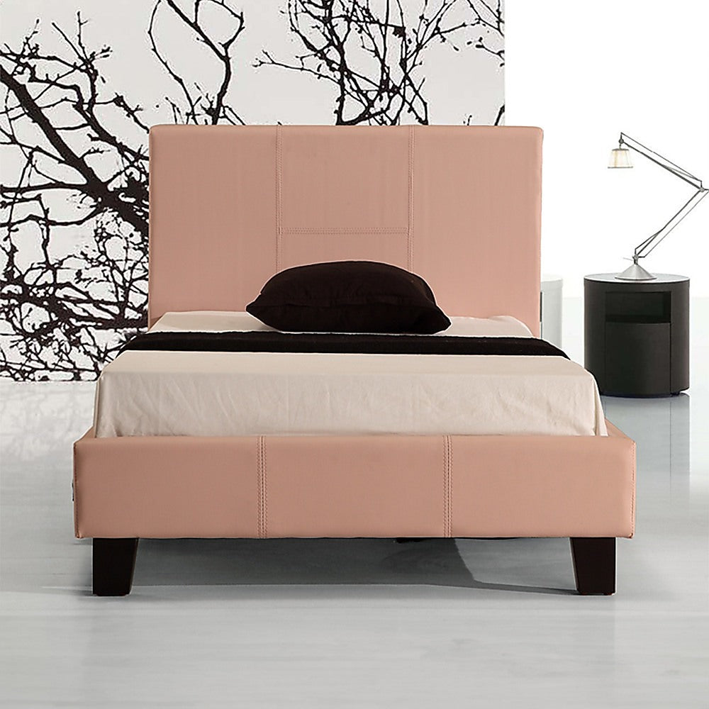 Single Bed Frame Pink