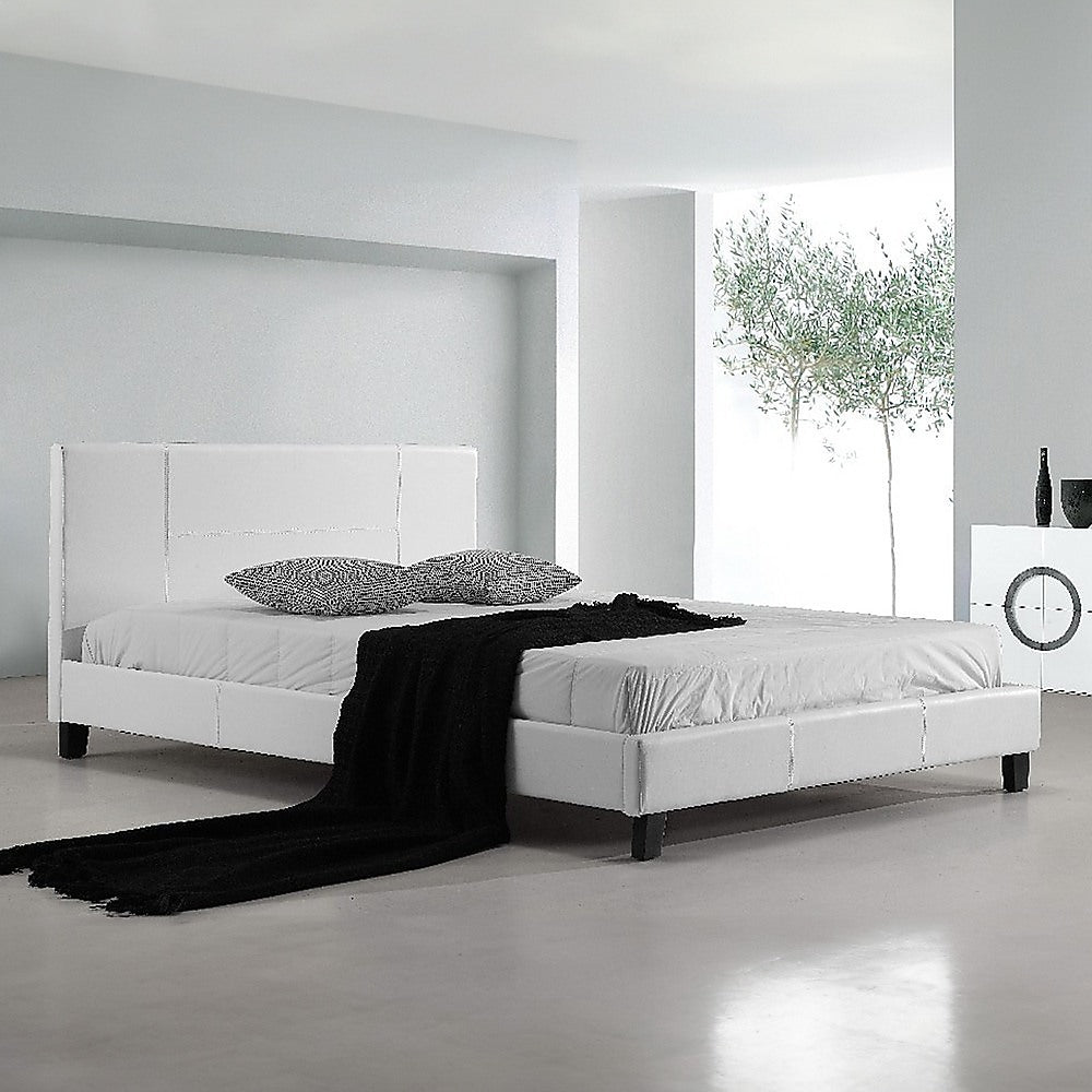 Double Bed Frame White