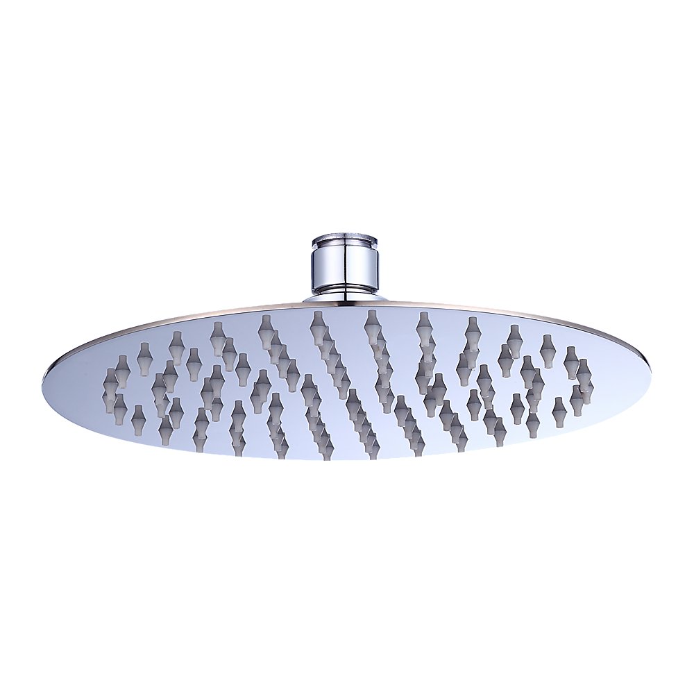 200mm Shower Head Round 304SS Polished Chrome Finish - Newstart Furniture