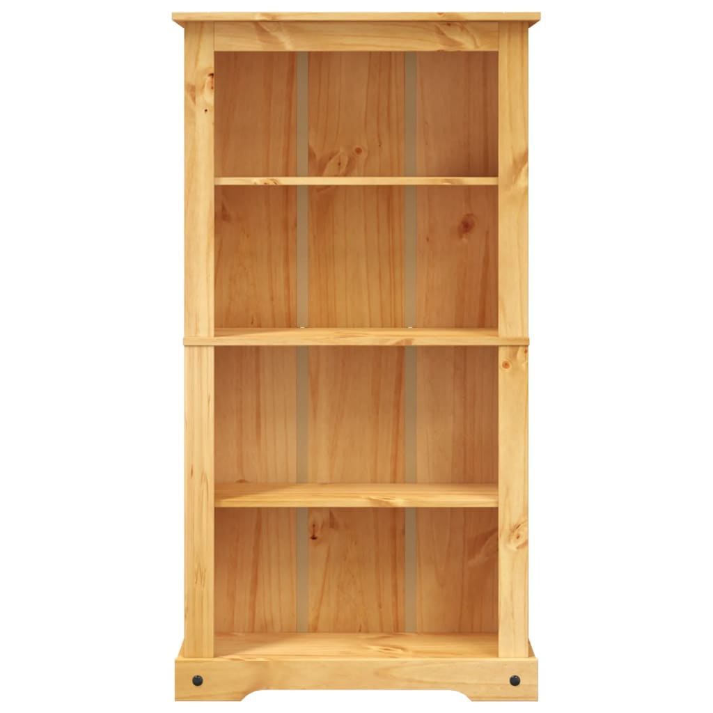 4-Tier Bookcase Mexican Pine Corona Range 81x29x150 cm - Newstart Furniture