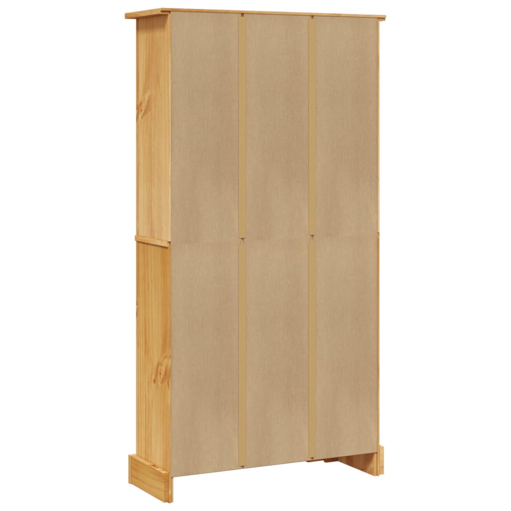 4-Tier Bookcase Mexican Pine Corona Range 81x29x150 cm - Newstart Furniture