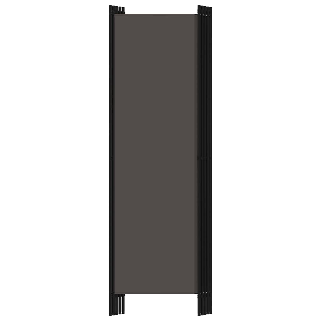 5-Panel Room Divider Anthracite 250x180 cm - Newstart Furniture