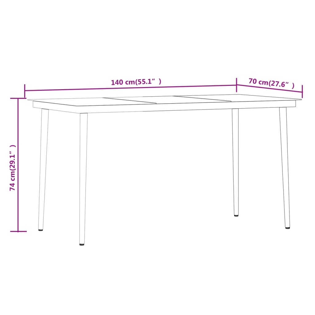 5 Piece Garden Dining Set with Cushions Grey - Newstart Furniture