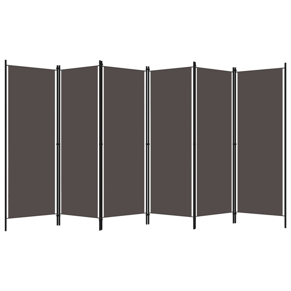 6 - Panel Room Divider Anthracite 300x180 cm - Newstart Furniture