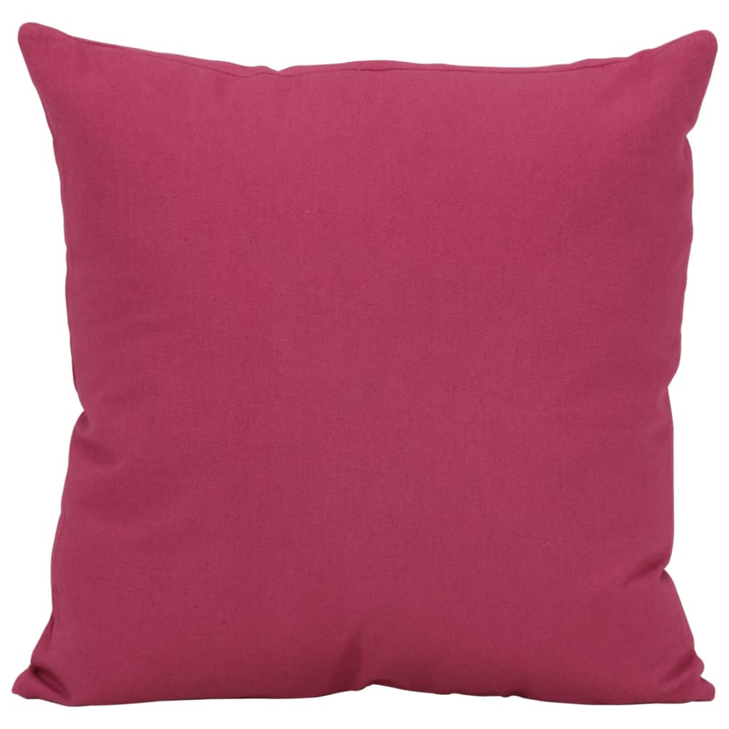 7 Piece Throw Pillow Set Pink Fabric - Newstart Furniture