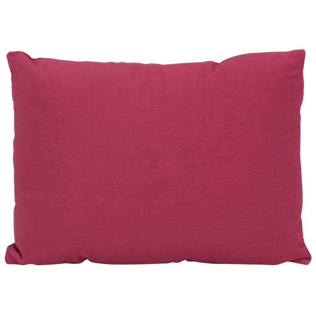 7 Piece Throw Pillow Set Pink Fabric - Newstart Furniture