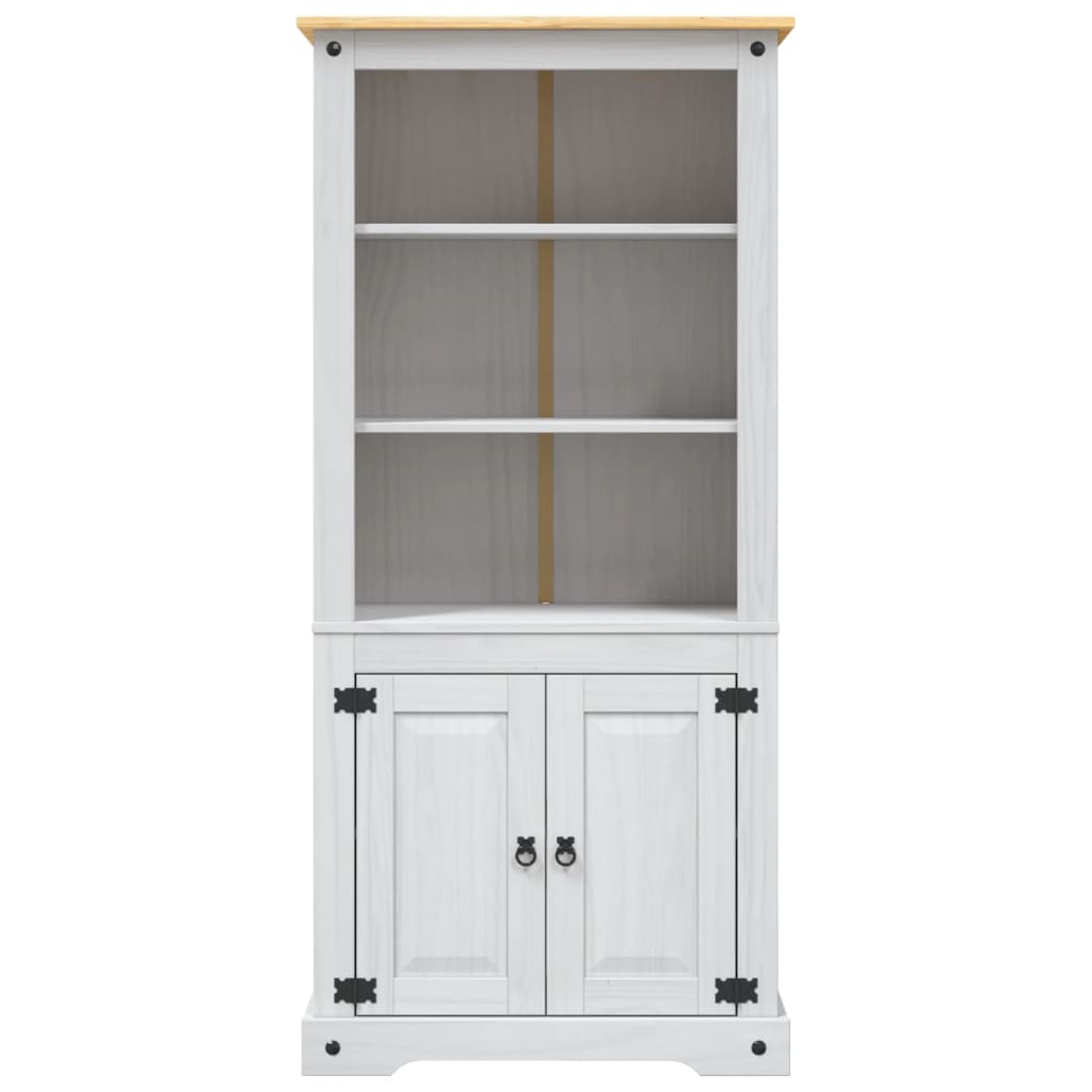 Cupboard Mexican Pine Corona Range White 80x40x170 cm