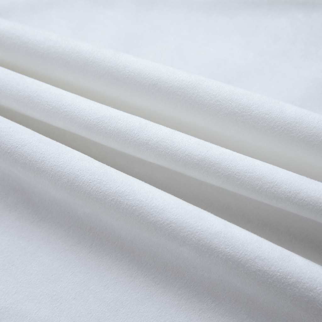 Elegant Blackout Curtains with Rings - Off White, 140x245 cm, 2pcs