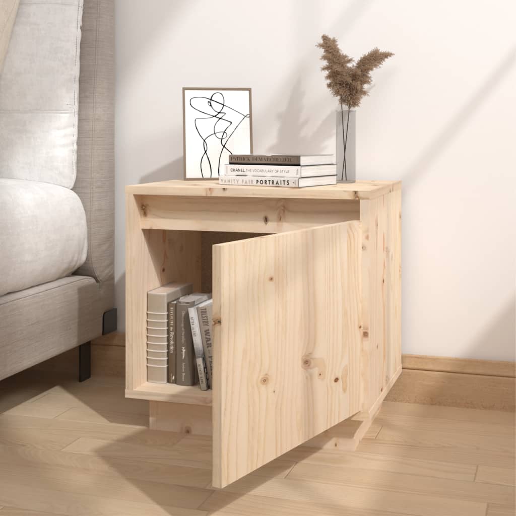 Bedside Cabinets 2 pcs 40x30x40 cm Solid Wood Pine