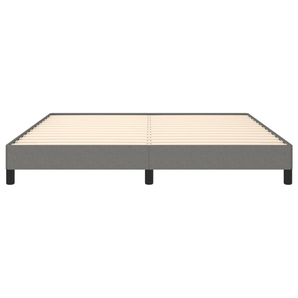 Newstart Queen Fabric Bed Frame in Dark Grey - 153x203 cm