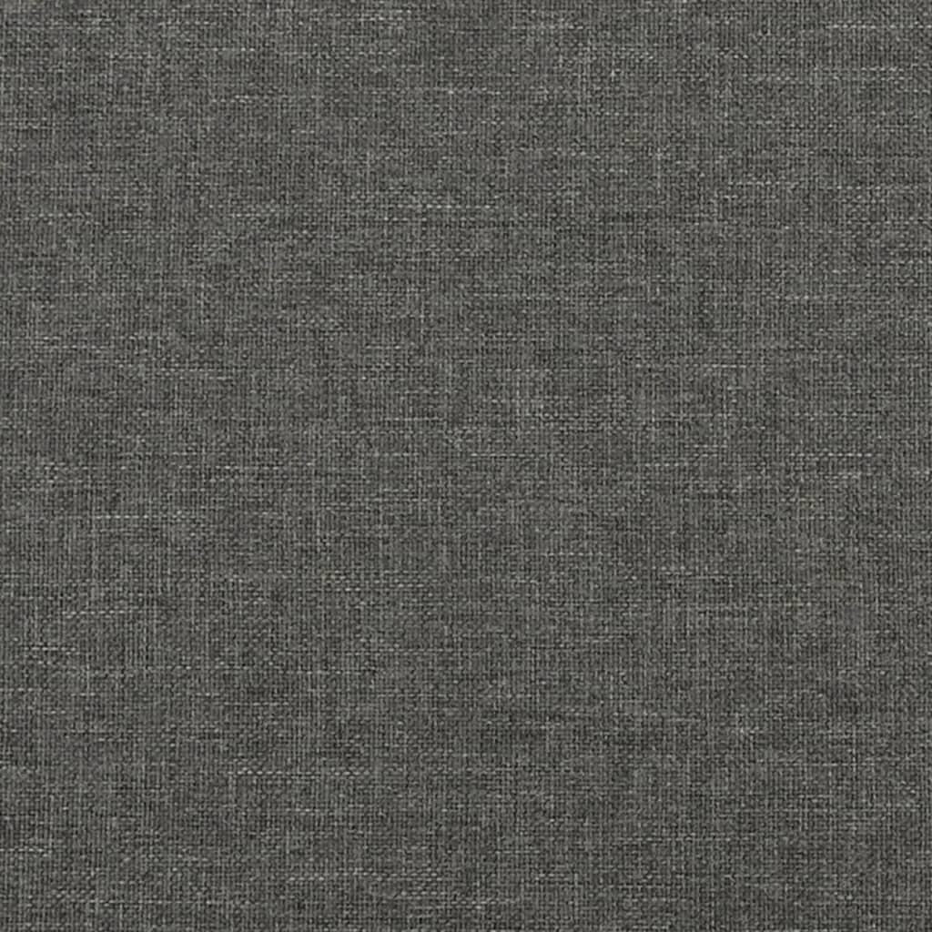 Newstart Queen Fabric Bed Frame in Dark Grey - 153x203 cm