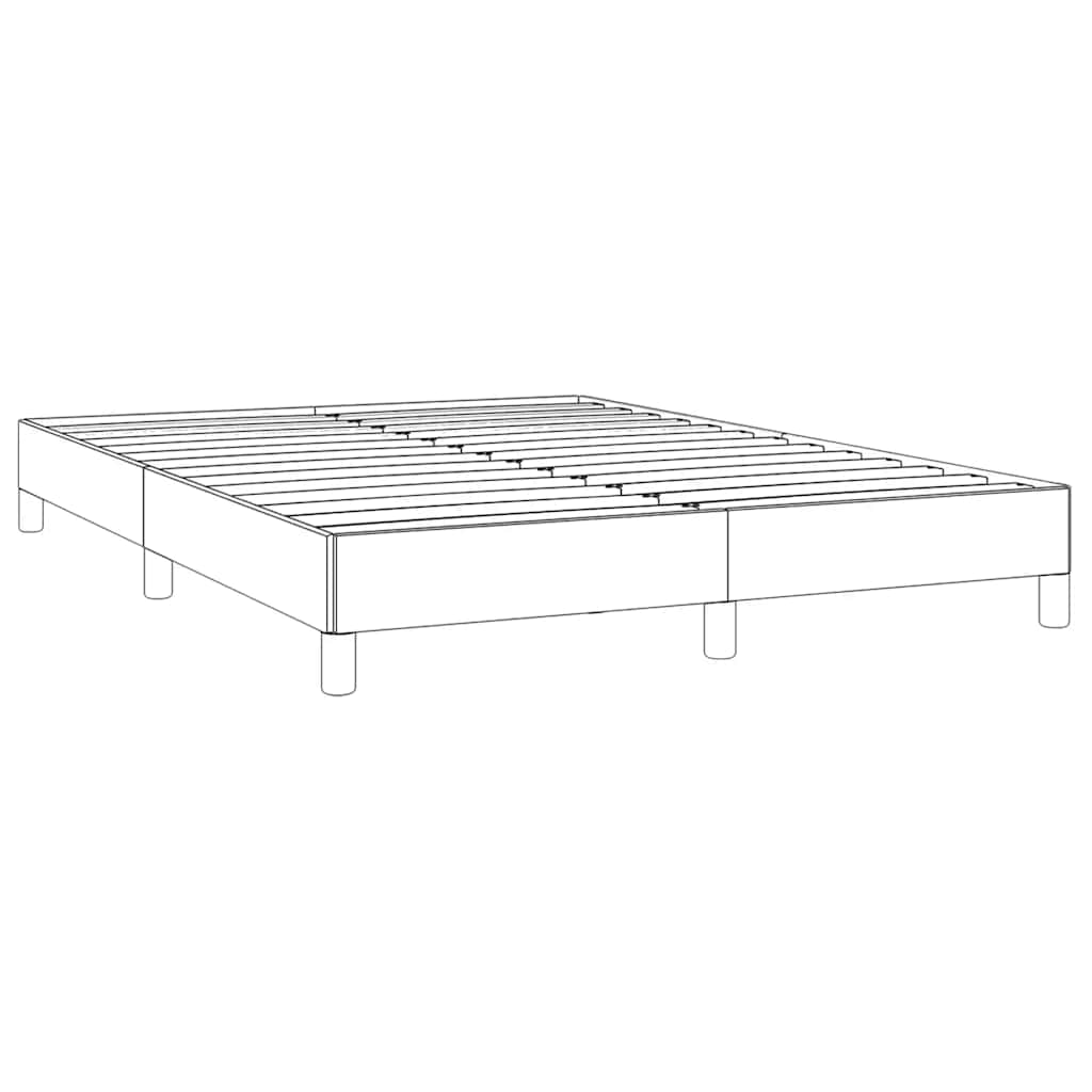 Newstart Queen Fabric Bed Frame in Dark Grey - 153x203 cm