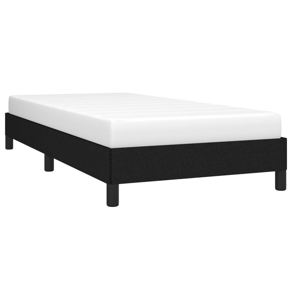 King Single Black Fabric Bed Frame