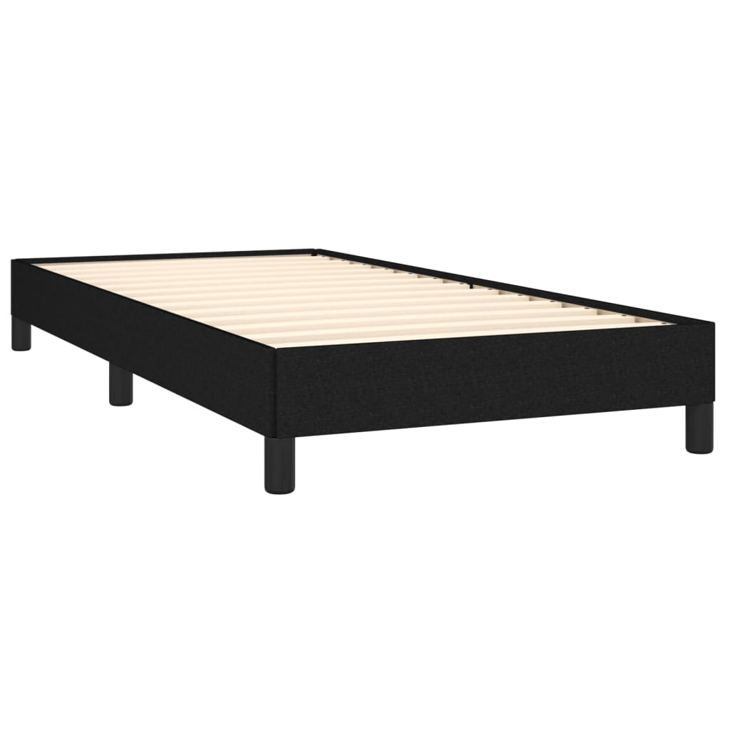 King Single Black Fabric Bed Frame