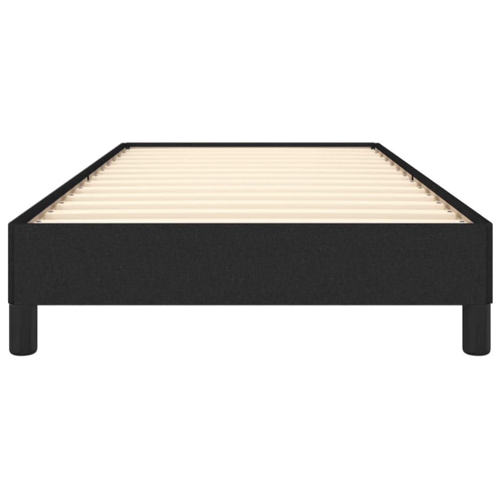 King Single Black Fabric Bed Frame