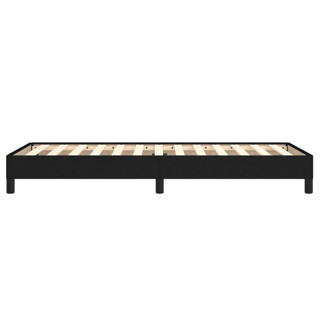 King Single Black Fabric Bed Frame