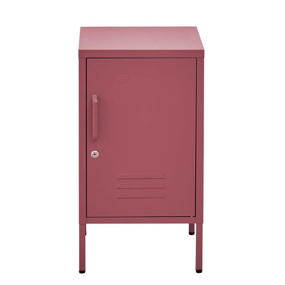 Pink Metal Bedside Table Cabinet | ArtissIn Storage Locker