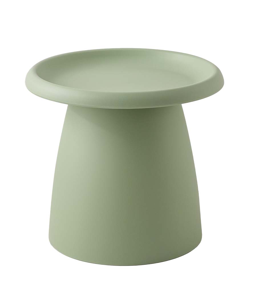 Round Green Coffee Table by Artiss | 52CM Plastic Pedestal