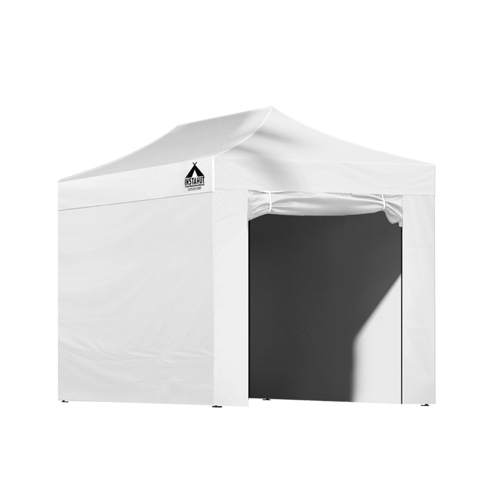 Instahut 3x4.5m Pop Up Gazebo Tent with UV Protection & Walls