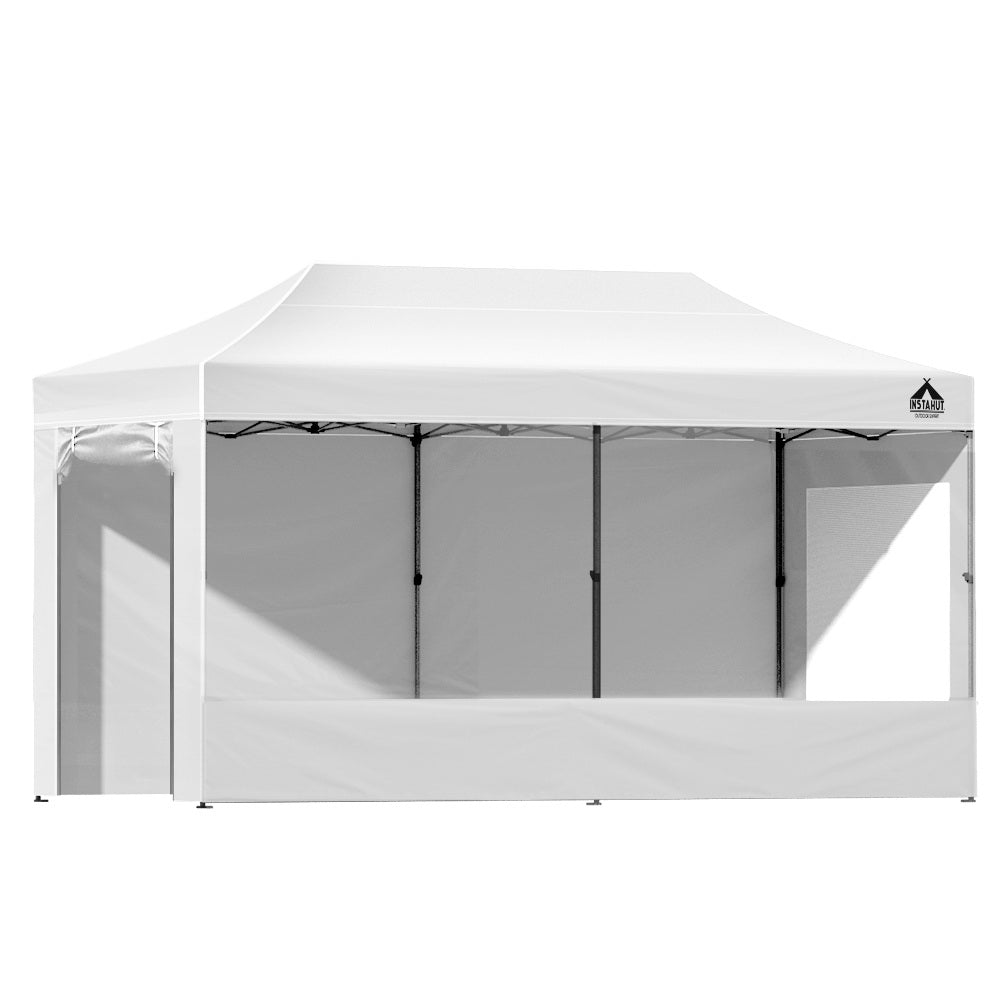 Instahut 3x6m Pop Up Gazebo Tent with Walls | Outdoor Shelter