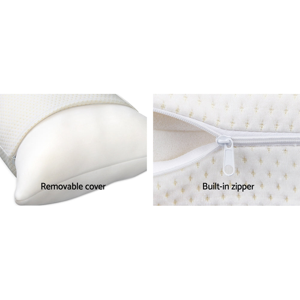 Giselle Memory Foam Pillows Set of 2 | High Density 19cm Thick