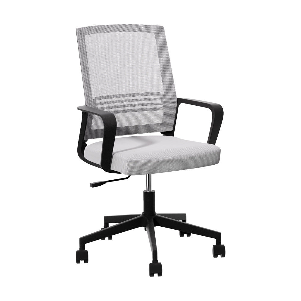 Artiss Mesh Office Chair | Ergonomic Grey Computer Desk Seat