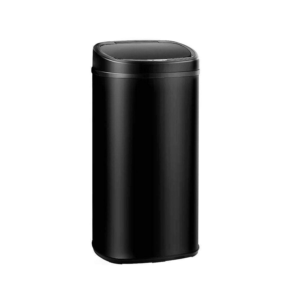 Devanti 68L Automatic Motion Sensor Rubbish Bin | Black